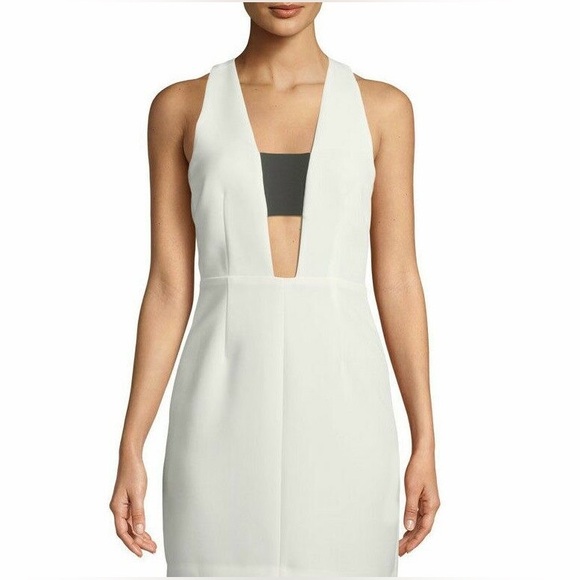 Rag & Bone Izzy Sleeveless Cutout Dress in White/Black size 2 - Picture 2 of 13